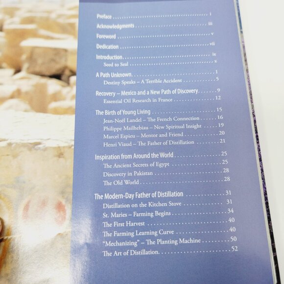 D. Gary Young The World Leader in Essential Oils Hardcover Book Young Living - Picture 5 of 7